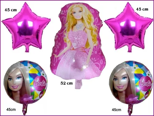 BALÃO MENINAS BARBIE - BALÃO MENINAS BARBIE 46CM - RICA FESTAS