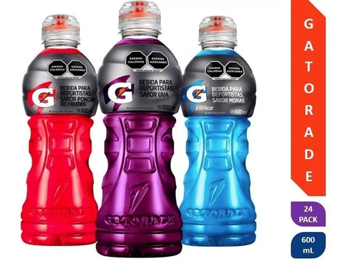 Bebida Gatorade Performance 24 Pzs De 600 Ml Msi