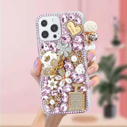 Max-abc Funda Para iPhone 13 Con Diamantes De Imitación, Bon