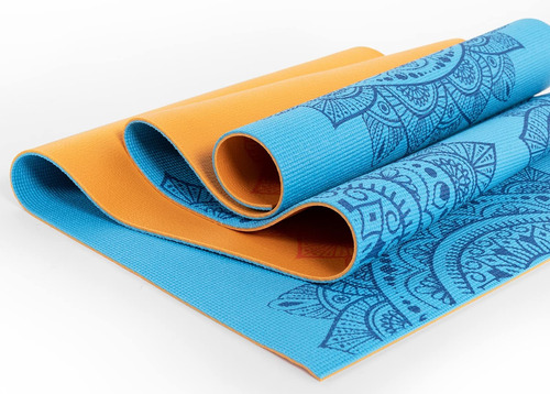 Marjar Yoga Mat For Dama Men 1 4-inch Print Reversible