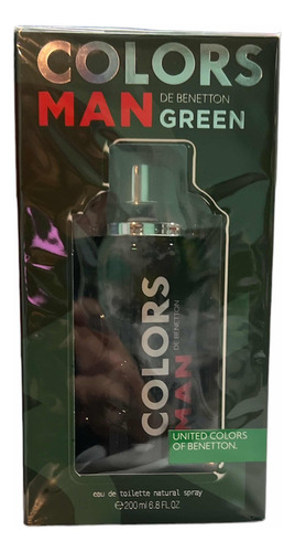 Perfume Hombre Benetton Colors Man Green 200 Ml