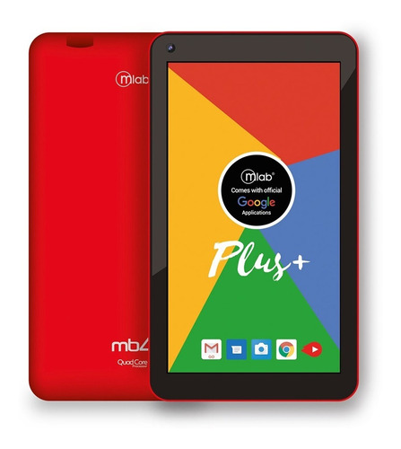 Tablet Mlab Mb4 Plus 7  16gb Roja Y 1gb De Memoria Ram