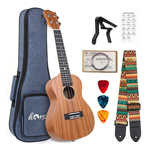 Lotmusic Tenor Ukulele 26 Pulgadas Ukelele Ukelele De Caoba 