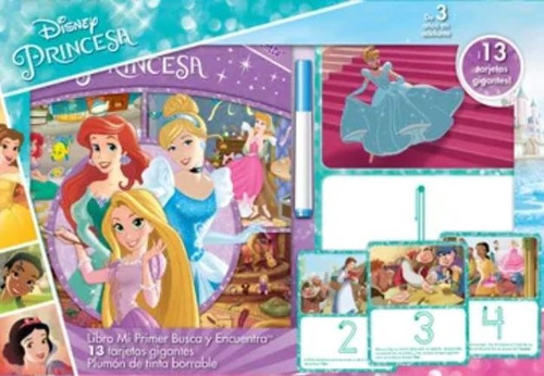 Estuche Mi Primer Busca Y Encuentra - Princesas - Disney