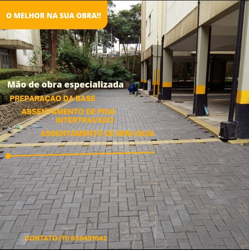 Mao De Obra Especializada No Assentamento Piso Intertravado