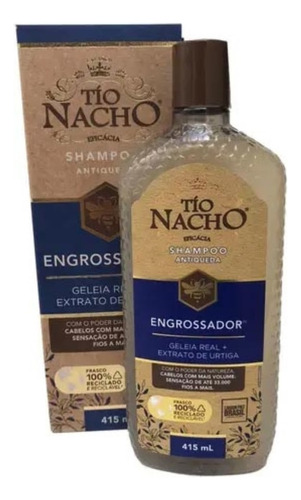 Shampoo Antiqueda Engrossador 415ml - Tío Nacho