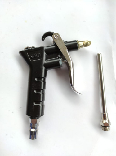Pistola Sopladora Corta, Plástico Negro Metalizado 1/4 Npt 