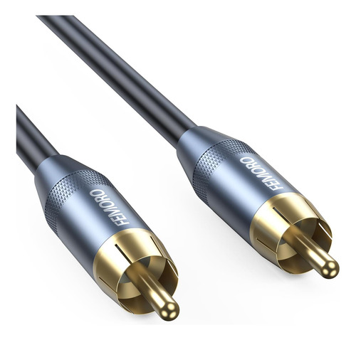 Cable De Subwoofer De Femoro 10 Pies, Cables Rca Enchufes De
