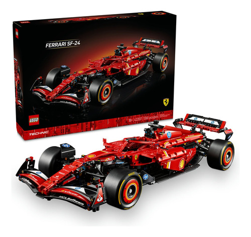 Lego® Technic Auto Ferrari Sf-24 F1 Kit De Modelo 42207 1361 1361 Coche Ferrari Sf-24 F1