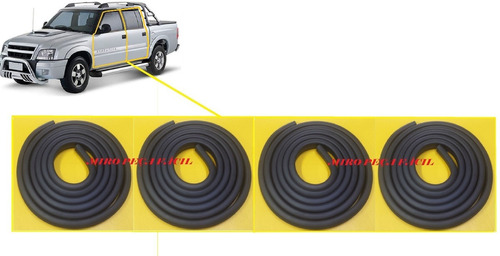 Borracha Guarnição Porta (4 Pçs) S10  96 Até 2000 4 Portas