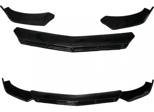 Imagen 3 de 5 de Bumper Front Líp Delantero Tuning Universal Auto Rg_imports