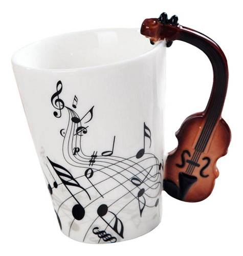 Taza De Cerámica Taza De Instrumentos Musicales Nota Taza