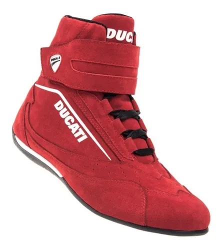Tenis De Bota Con Broche Ducati Racing Suela Antiderrapante
