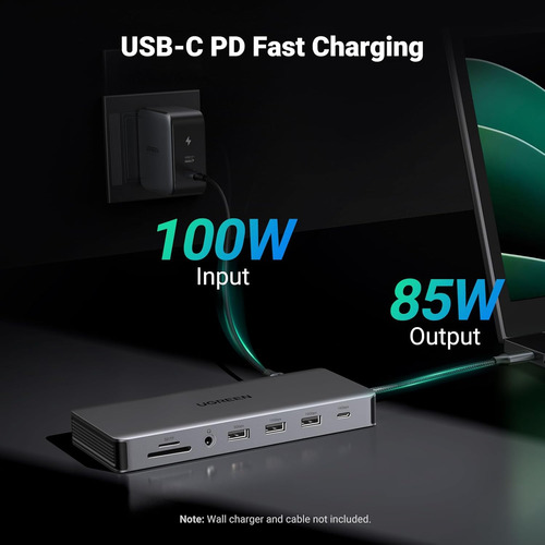 Adaptador Multipuertos 13 En 1 Usb C 4k60hz Ugreen 15978 Col