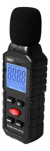 Medidor De Sonido Digital, Pantalla Lcd Retroiluminada, Ruid