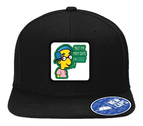 Gorra Plana Los Simpsons Soy Cool Milhouse #a43