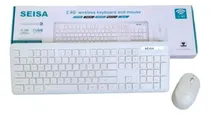 Comprar Kit Teclado Y Mouse Inalambrico Blanco Seisa K07 Mac Windows