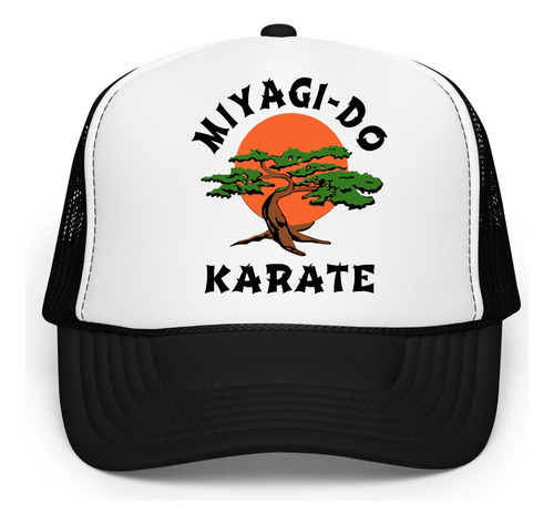 Gorra Estilo Trucker Karate Kid Cobra Kai Miyagi Do Bonsay