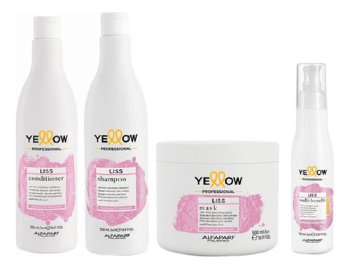 Kit De Mantenimiento Yellow Liss - Alaciado Perfecto Sin Sal