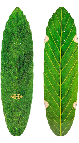 Habitat Tabla Skateboard Leaf Lines Verde 8.75 