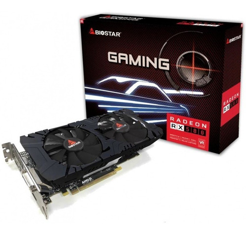 Tarjeta De Video Gamer Biostar Radeon Rx580 8gb Ddr5 -gaming