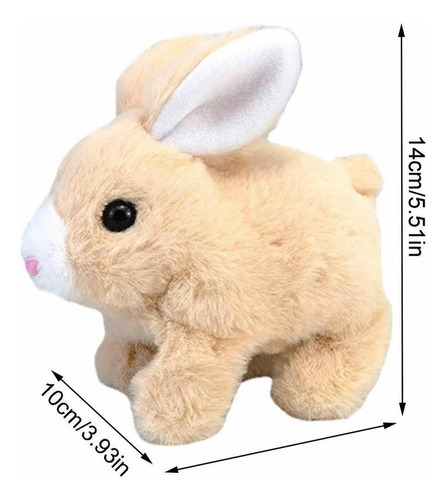 Peluche Electrónico Walking Wiggle Con Forma De Conejo