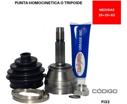 Punta Tripoide Fiat Tipo I (160) 1.8 836a5000 1993 1995