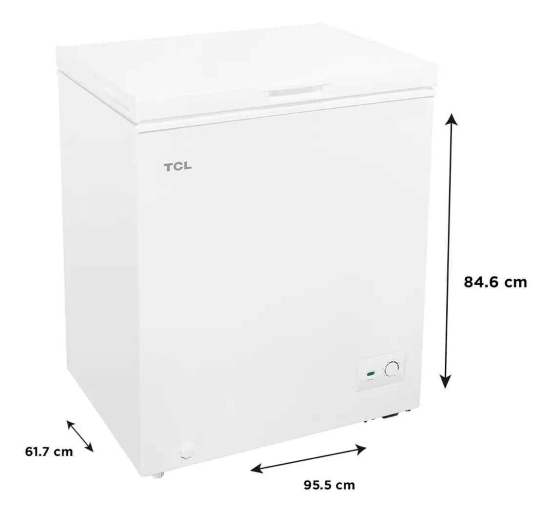 Congelador TCF-09W Linea Blanca blanco 255L TCL