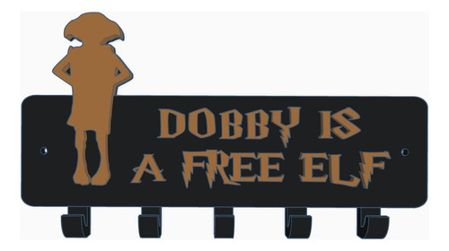 Portallave Decorativo Harry Potter Dobby Elfo Llavero+regalo