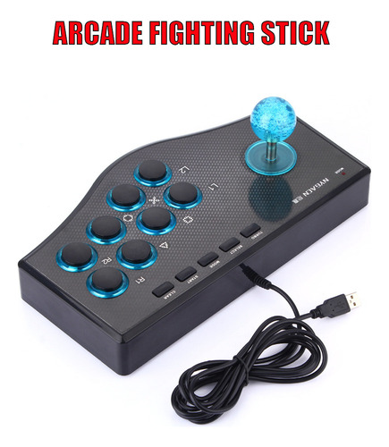 Palanca De Mando Arcade Con Cable For Computadora Ps3, Pc,