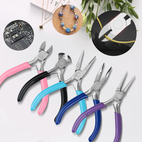 Alicates Para Joyería, Paquete De 5 Alicates Para Hacer Joya