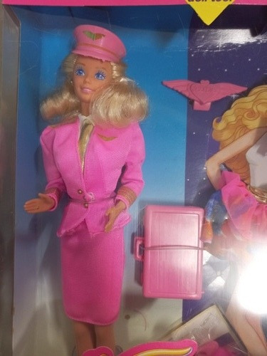 Imagem 2 de 5 de Barbie Flight Time Tempo De Voar Antiga 1989 Aeromoça 80 90
