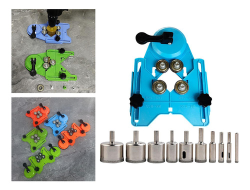 Bit Holesaw Jig Posição Da Copa De Sucção Única Azul