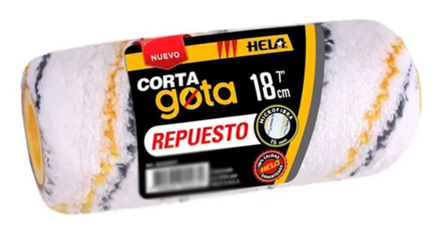 Repuesto Rodillo Cortagotas Microfibra 18 Cm Hela