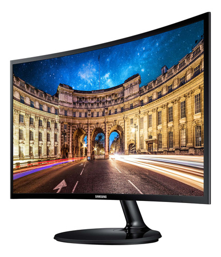 Imagen 3 de 7 de Monitor LED Samsung gamer 24" curvo F390 Series C24F390FH