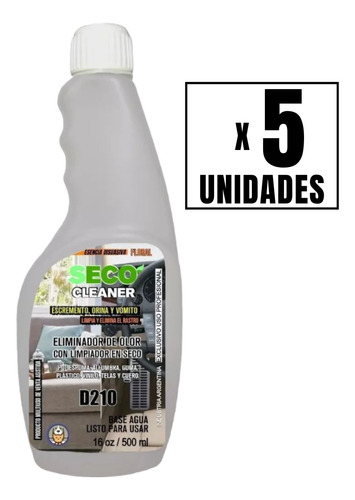 Eliminador De Olor Esencia Disuasiva D210 500ml X 5u