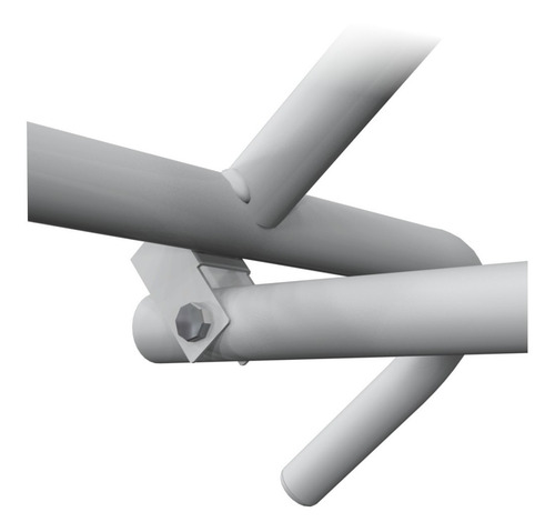 Imagem 3 de 3 de Arara Para Roupas 01 Nivel 100 Cm Lag X 180 Cm Altu Branco