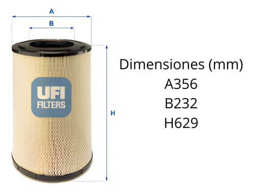 Filtro Ufi 27.b76.00 = P781098 Rs4989 Af26207 Laf5568