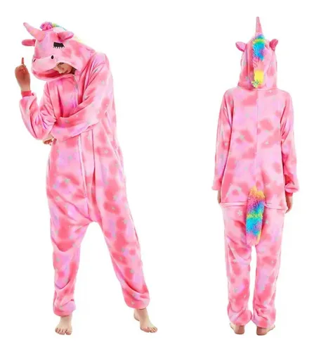Bella Pijama Disfraz Unicornio Polar Enterito Mujer Niñas