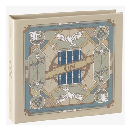 Set Papeleria Bloc Notas Y Stickers Bts On Originales Beige