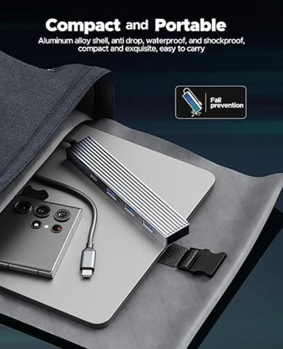 Hub Usb 10gbps Orico Usb3.2, 3 Puertos A Y C