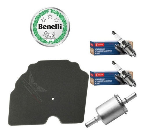 Kit De Mantención + Bujías Benelli Trk 502 Original Genuino