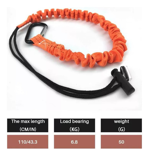 3 Pcs Ajustable Cordón Para Herramientas Cinta De Seguridad