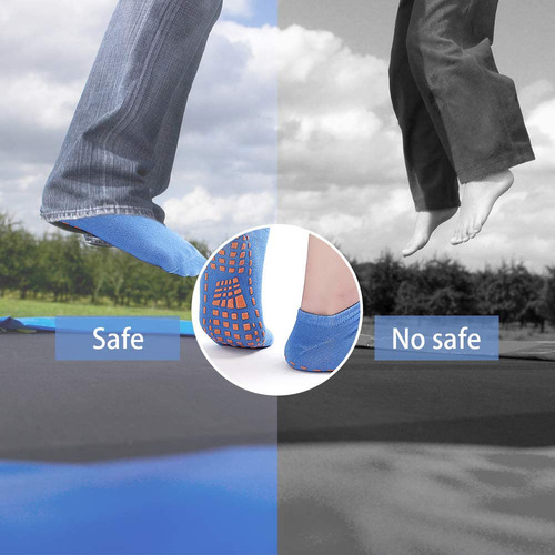 8 Pares De Calcetines Con Agarre Para Trampolín, Antidesliza