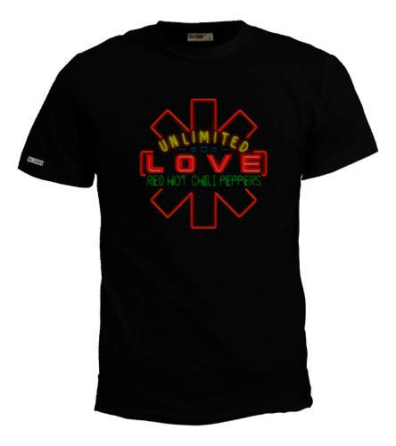 Camiseta Red Hot Chili Peppers Unlimited Love Rock Bto