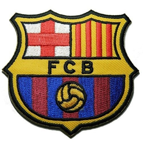 1 X Fc Barcelona Futbol Futbol Futbol Ironon Bordado Parche 