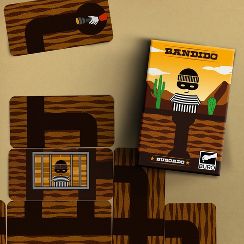 Imagen 2 de 6 de Juego De Mesa Bandido Bureau Muy Lejano