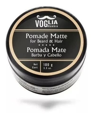 Pomada Cera Mate Cabello Y Barba Excelente Fijación Voglia