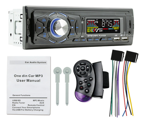 Reproductor Mp3 Coche Bt Dual Usb Asistente Voz Auto Radio /