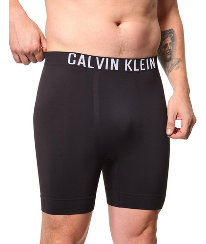 Cueca Masc Long Boxer Intense Power Seamless Calvin Klein
